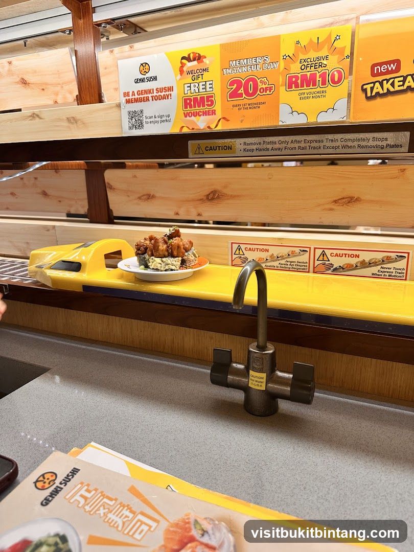 Genki Sushi Conveyor Belt