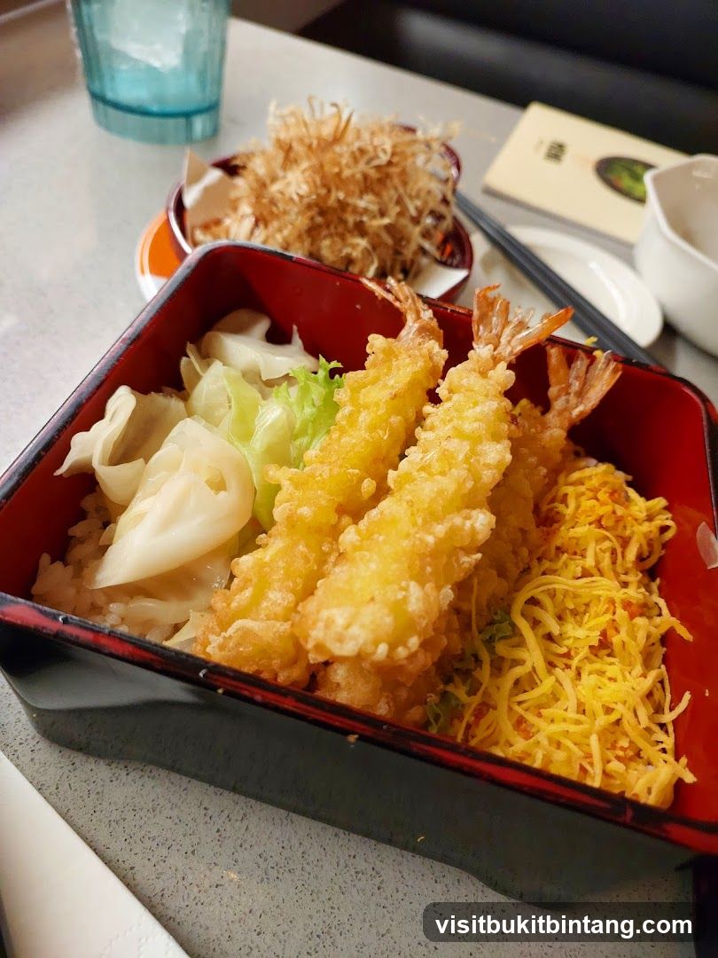 Shrimp Tempura Bento Box