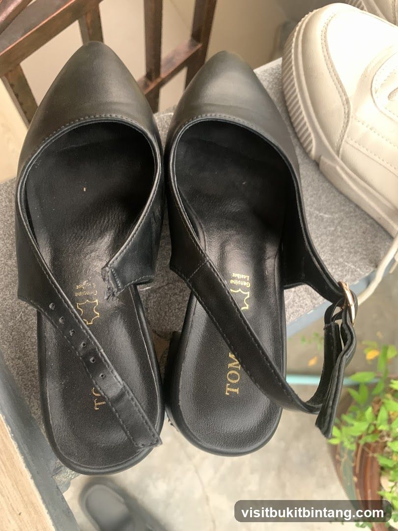 Black Slingback Heels