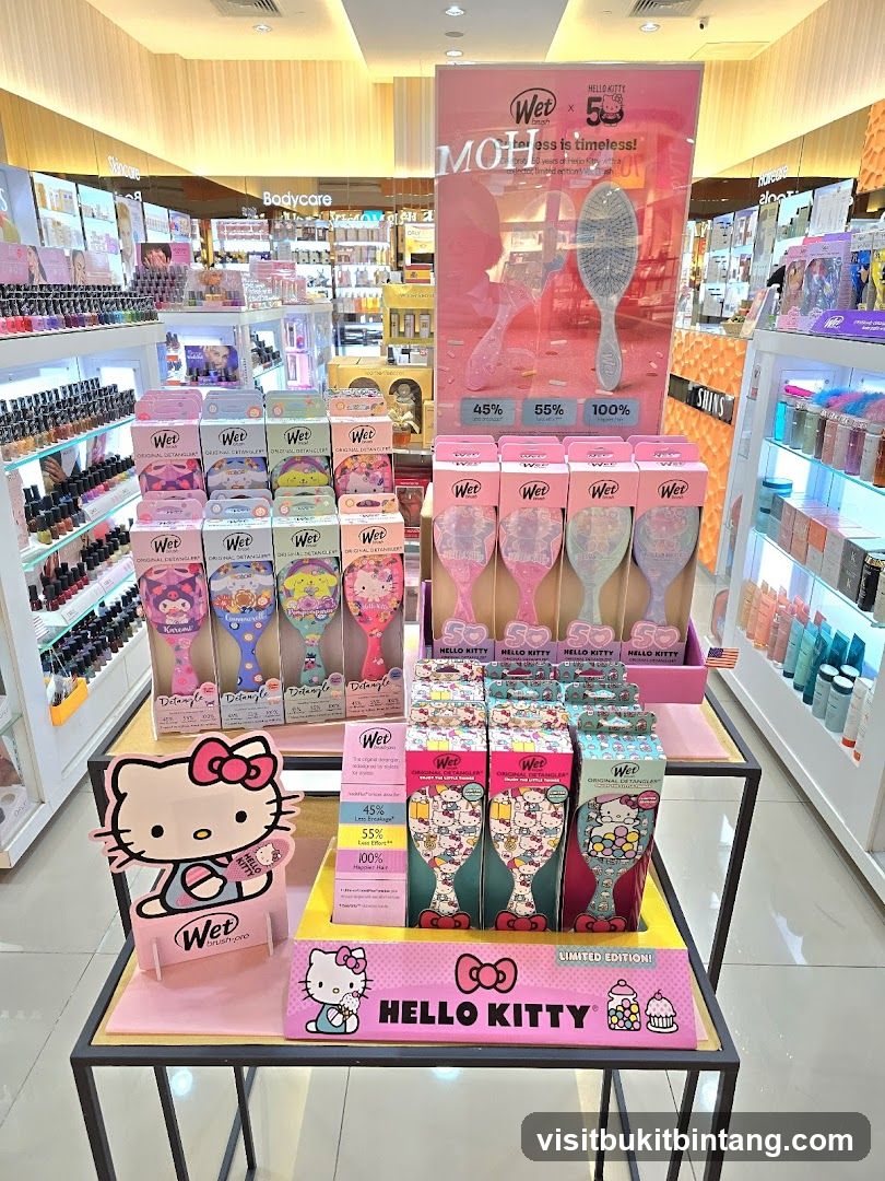 Hello Kitty Wet Brush Display