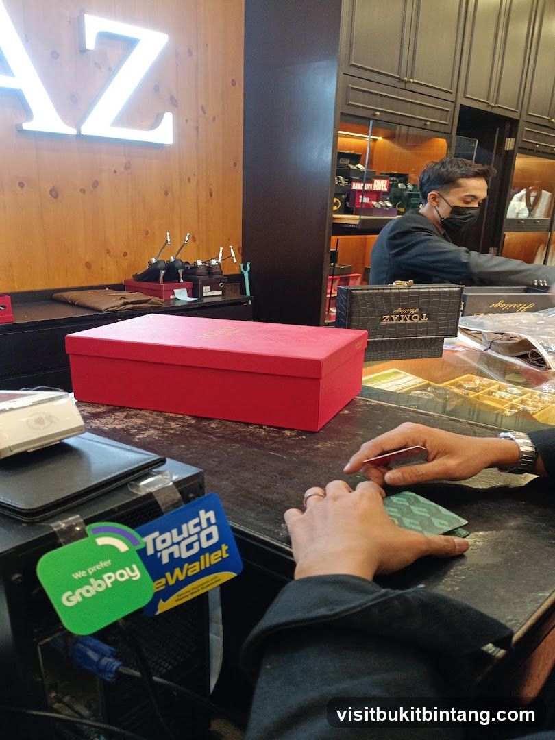 Store Interior with Payment Options