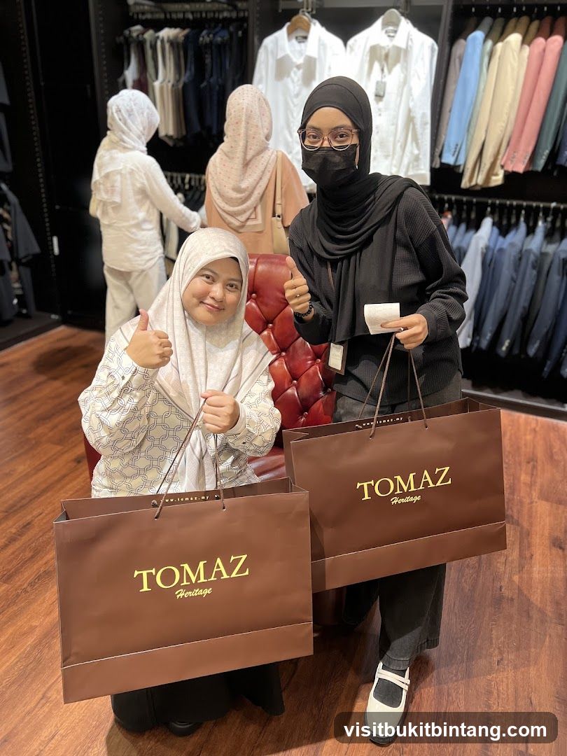 Two women with shopping bags
