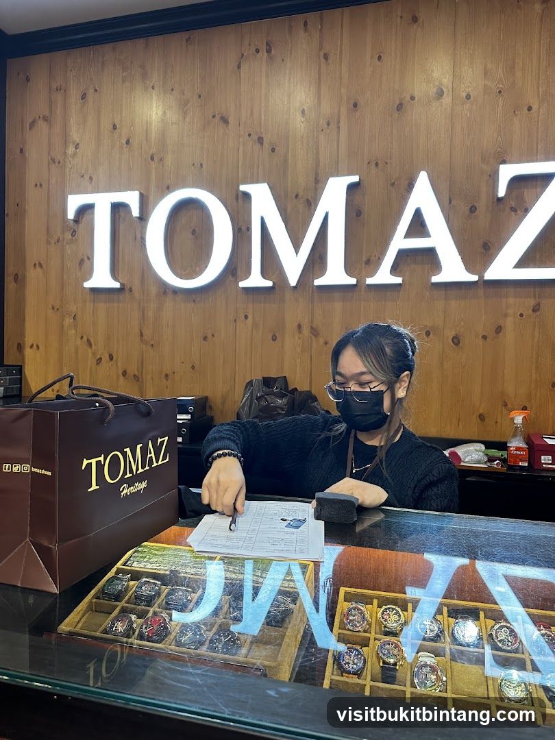Watch Store Counter
