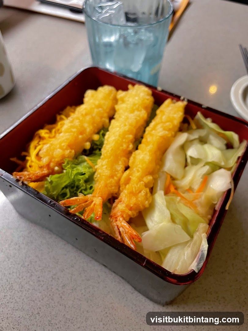 Shrimp Tempura Bento Box