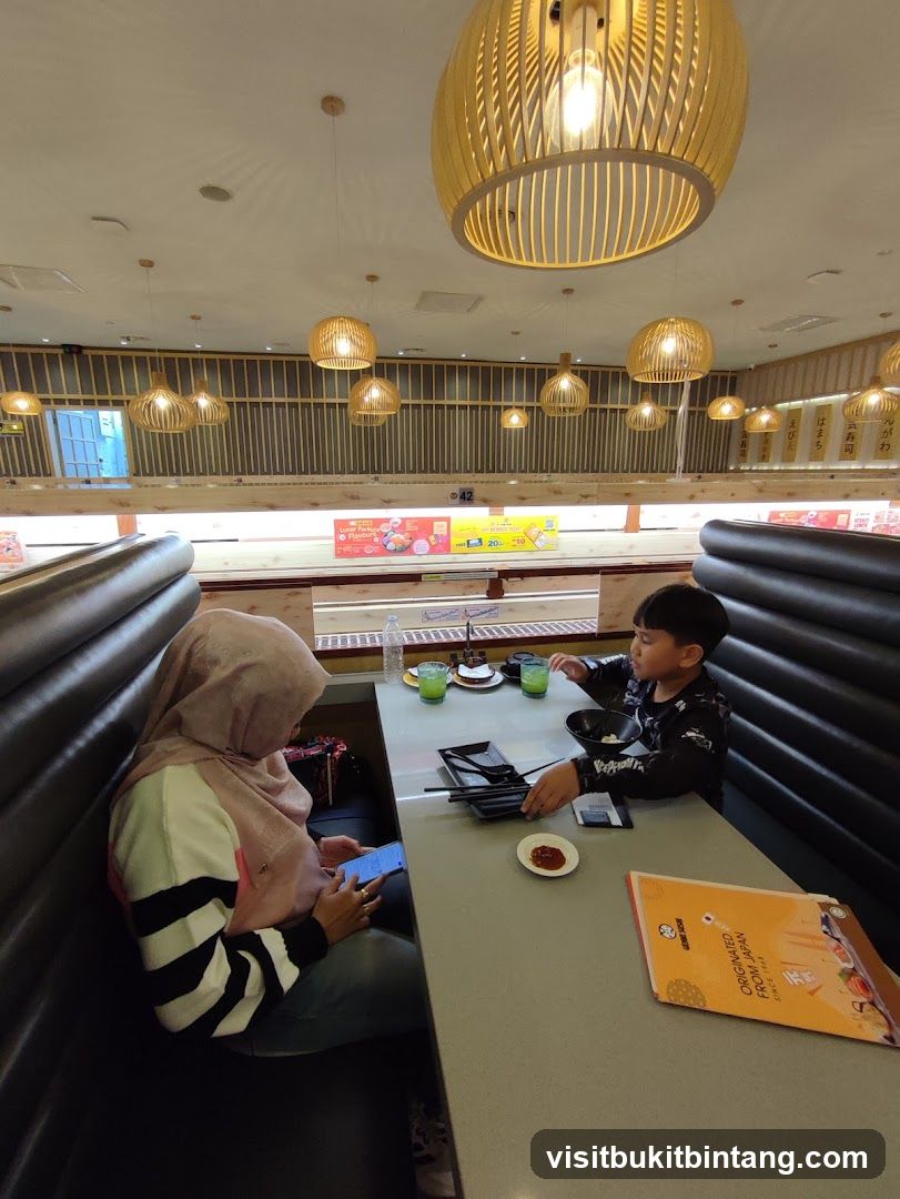 Restaurant Interior with Diners