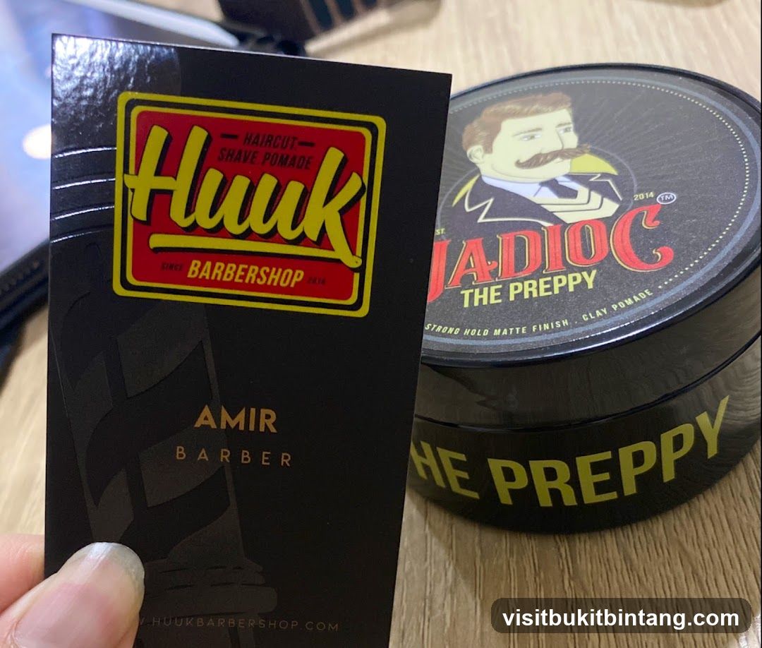 Barbershop Business Card and Pomade