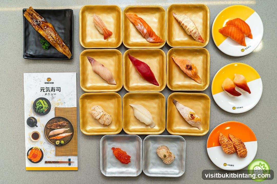 Assortment of Sushi Dishes