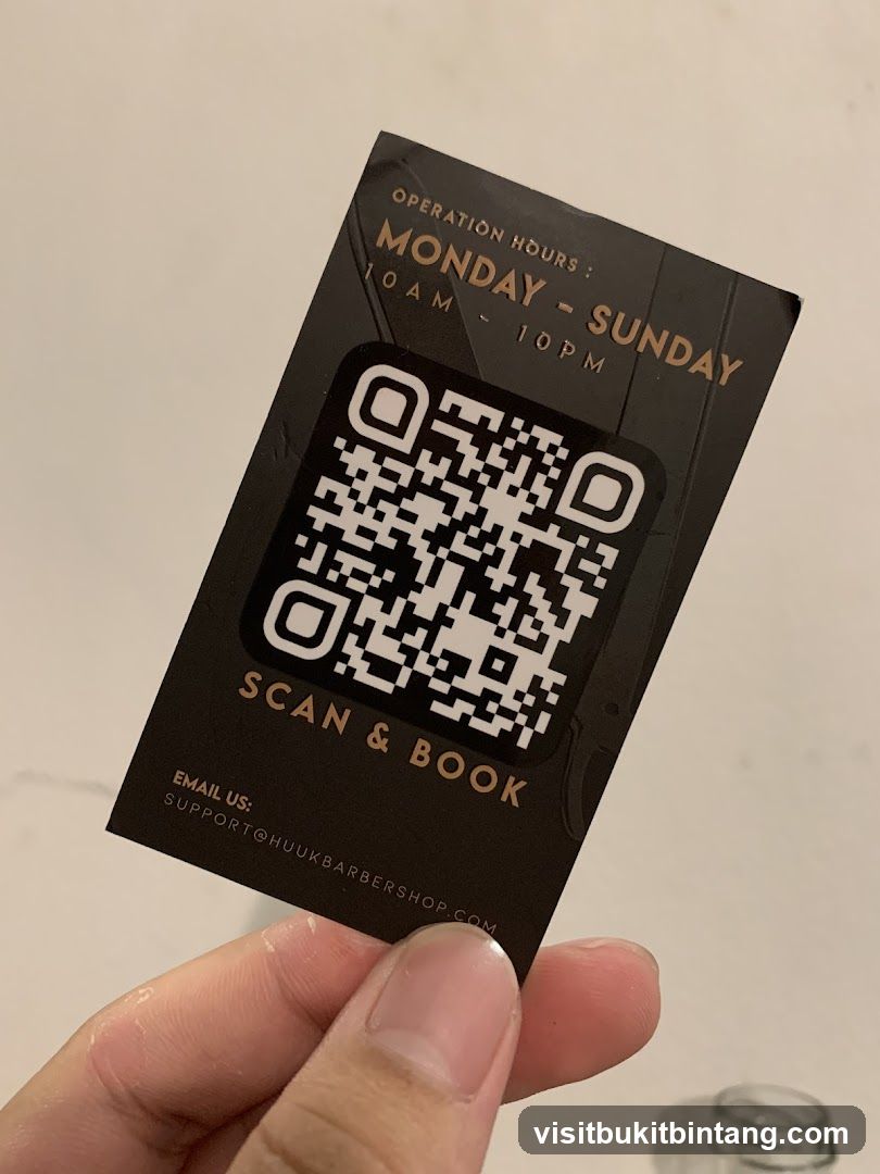 Business Card with QR Code