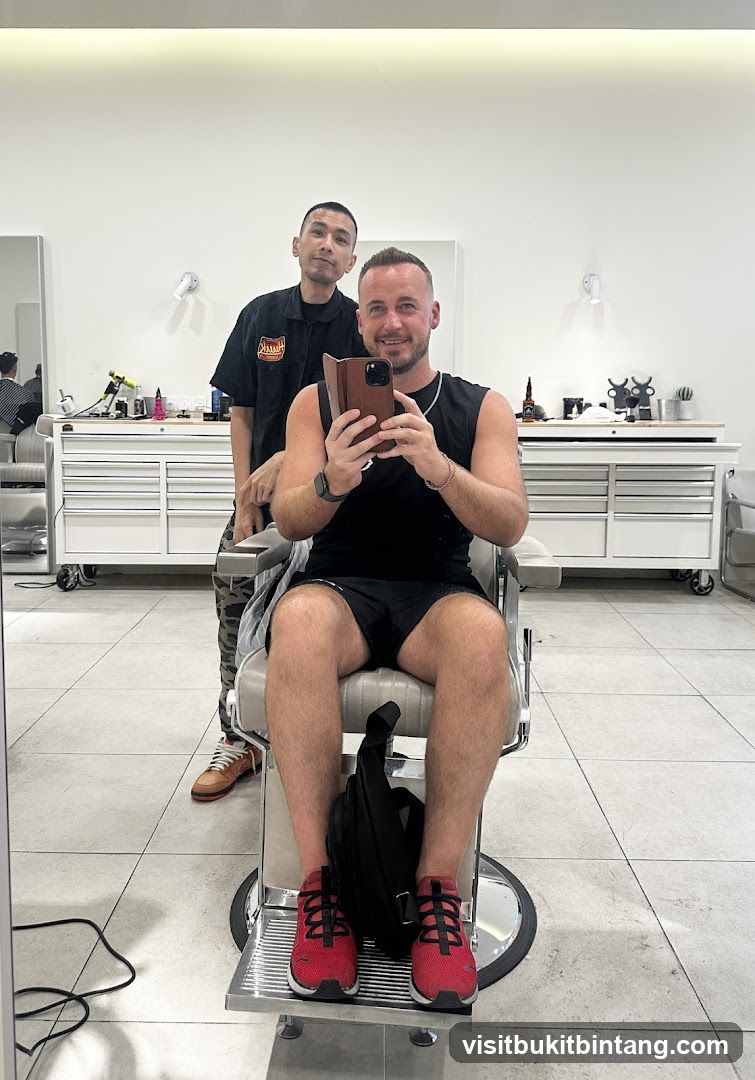 Barber Shop Selfie