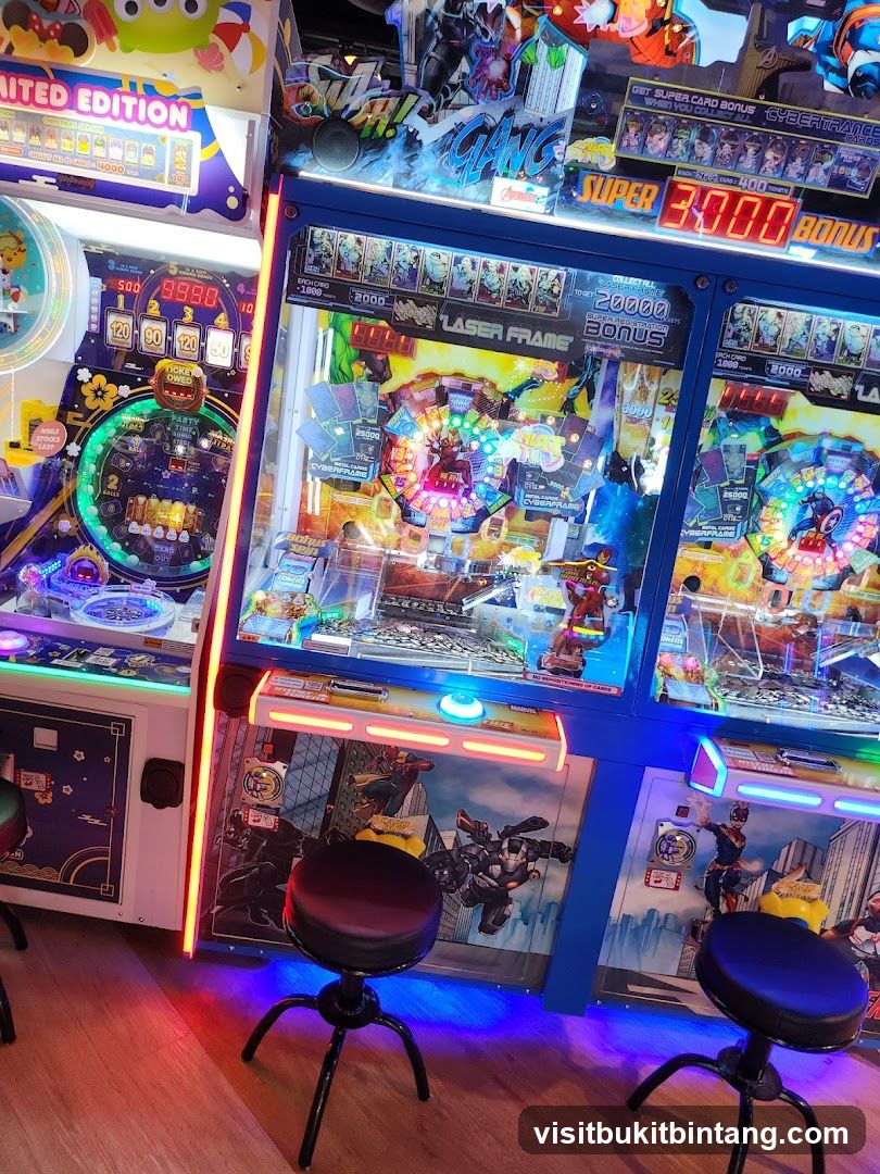 Arcade Game Machines Interior