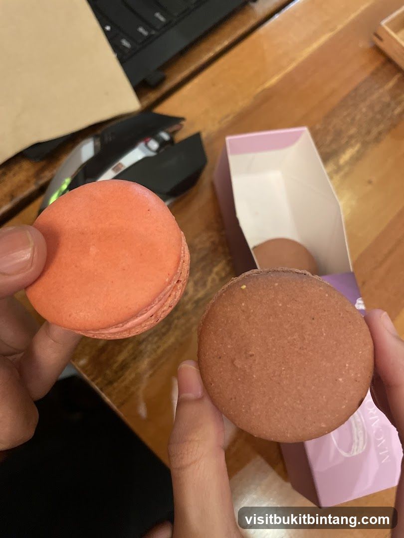 Macarons in a box