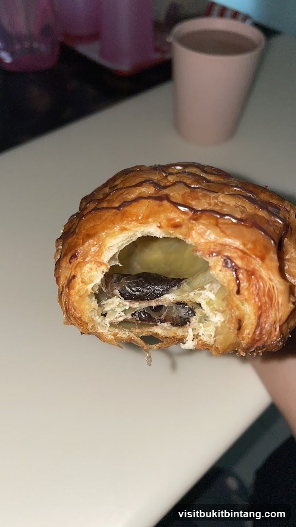 Chocolate Croissant and Drink