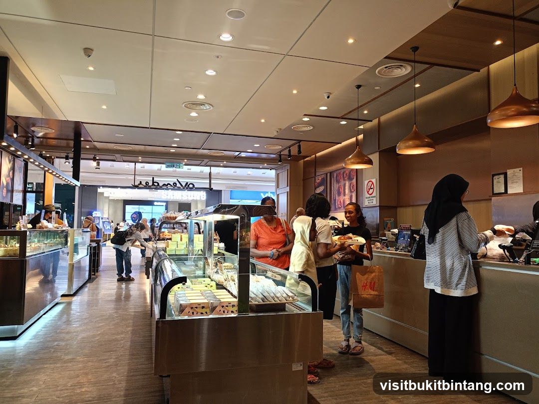 Bakery Interior with Customers