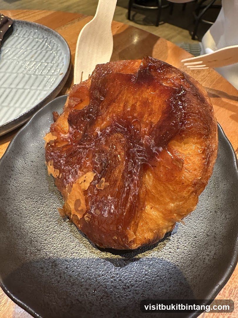 Croissant on a Plate