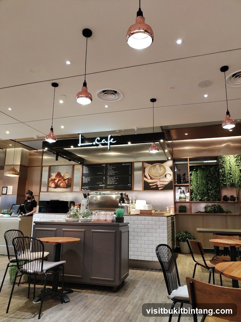 Cafe Interior with Menu