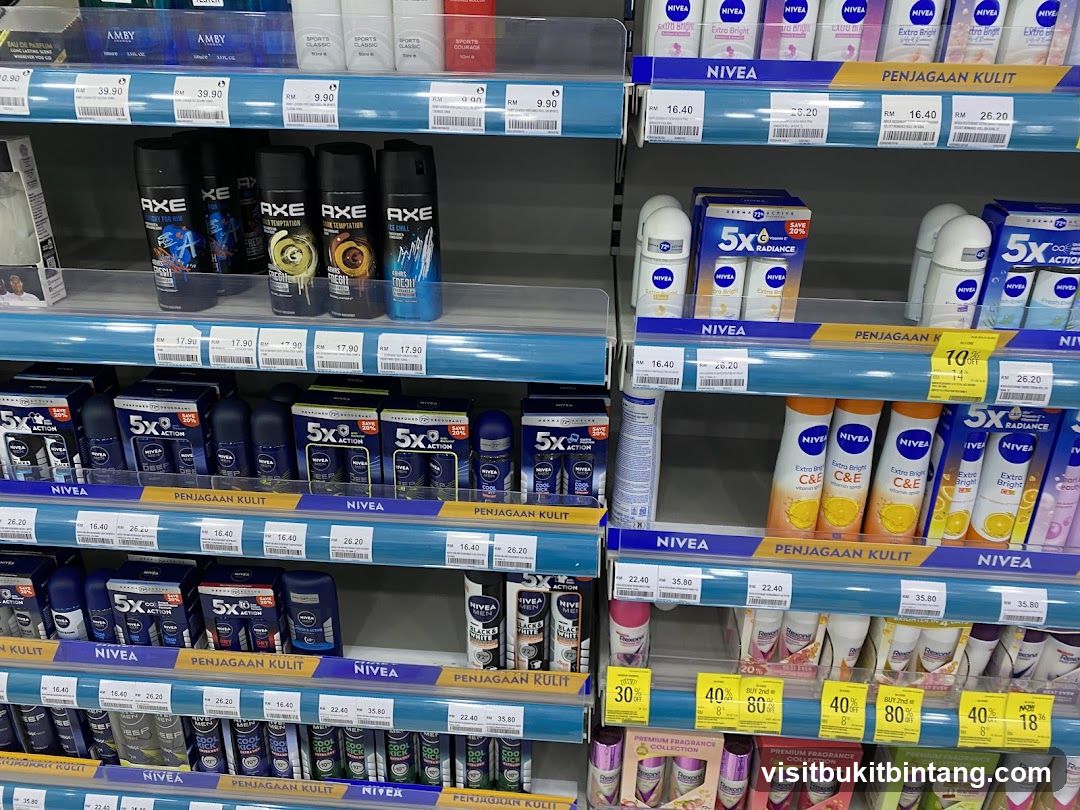 Deodorant and Body Spray Aisle