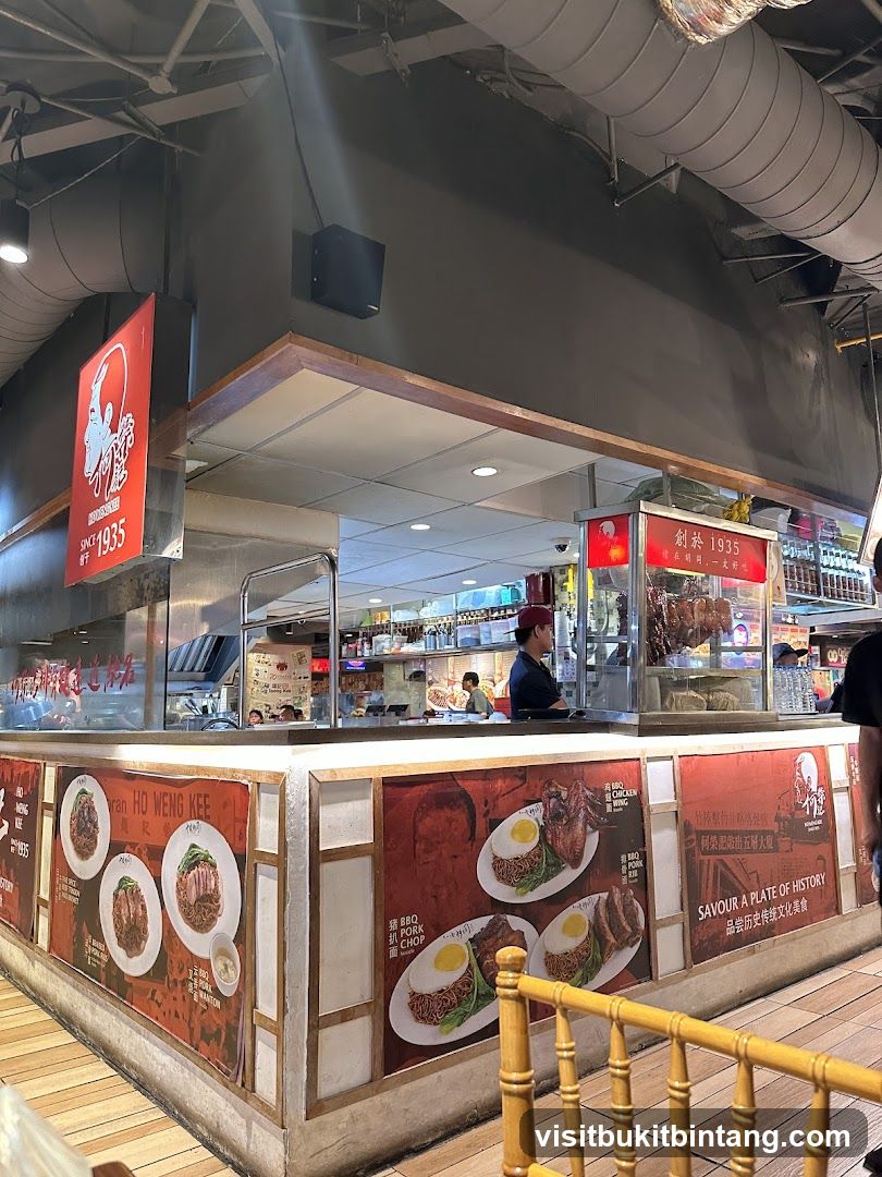 Food Stall Interior View