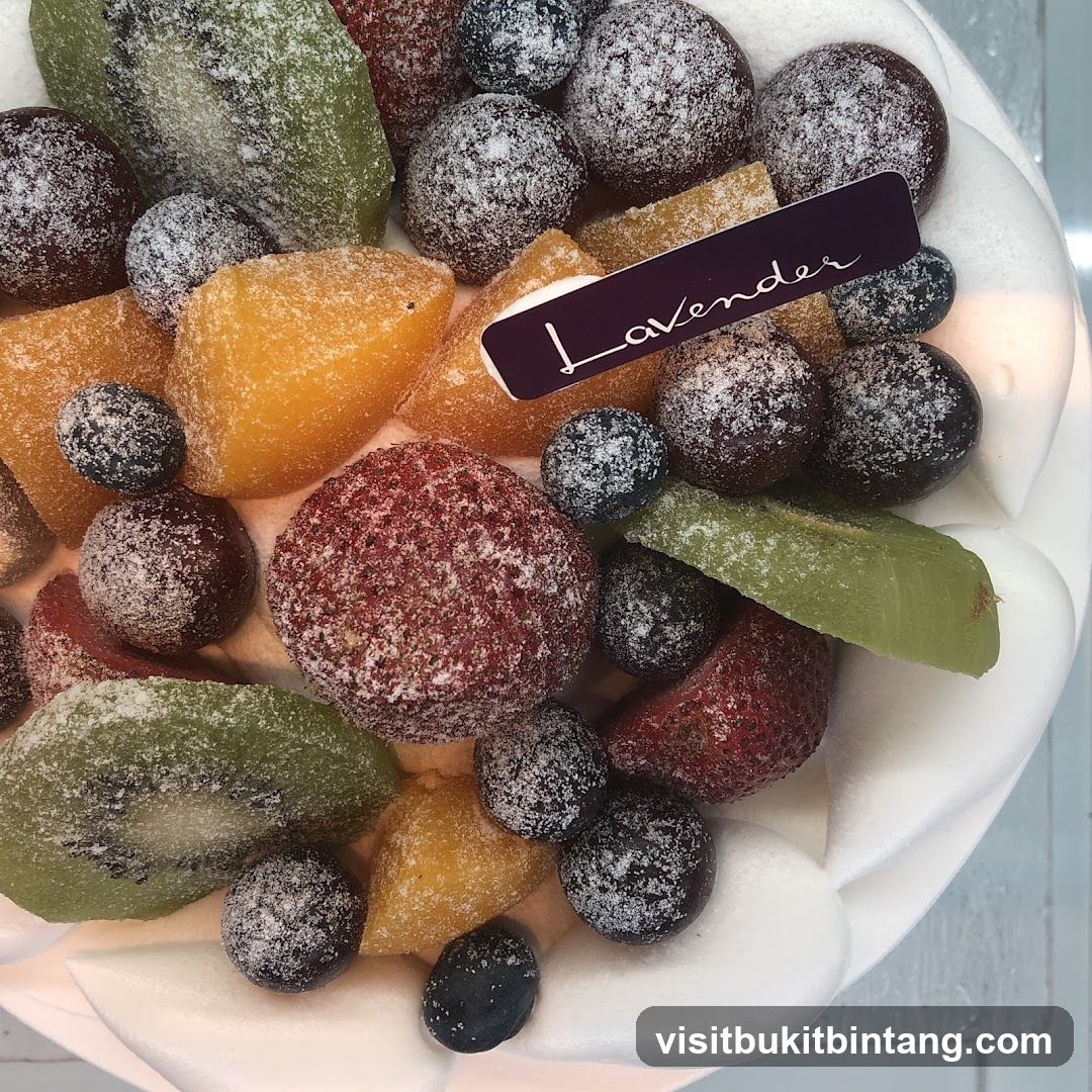 Candied Fruit Cake Topping