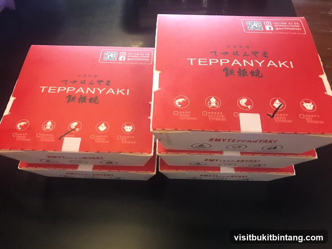 Teppanyaki Takeout Boxes