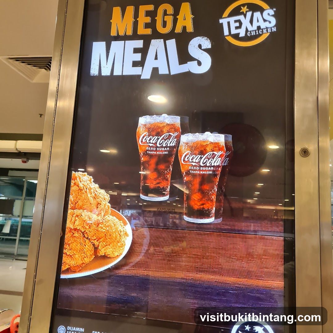 Texas Chicken Mega Meals Advertisement