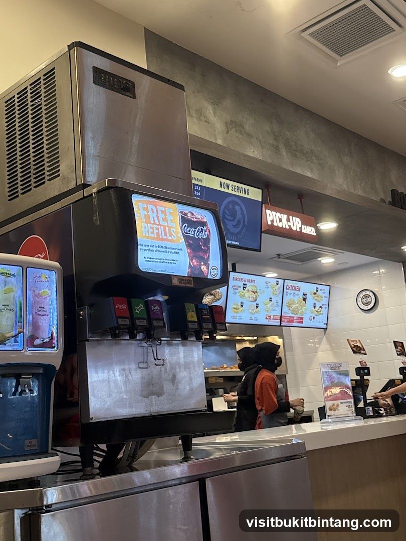 Fast Food Restaurant Interior