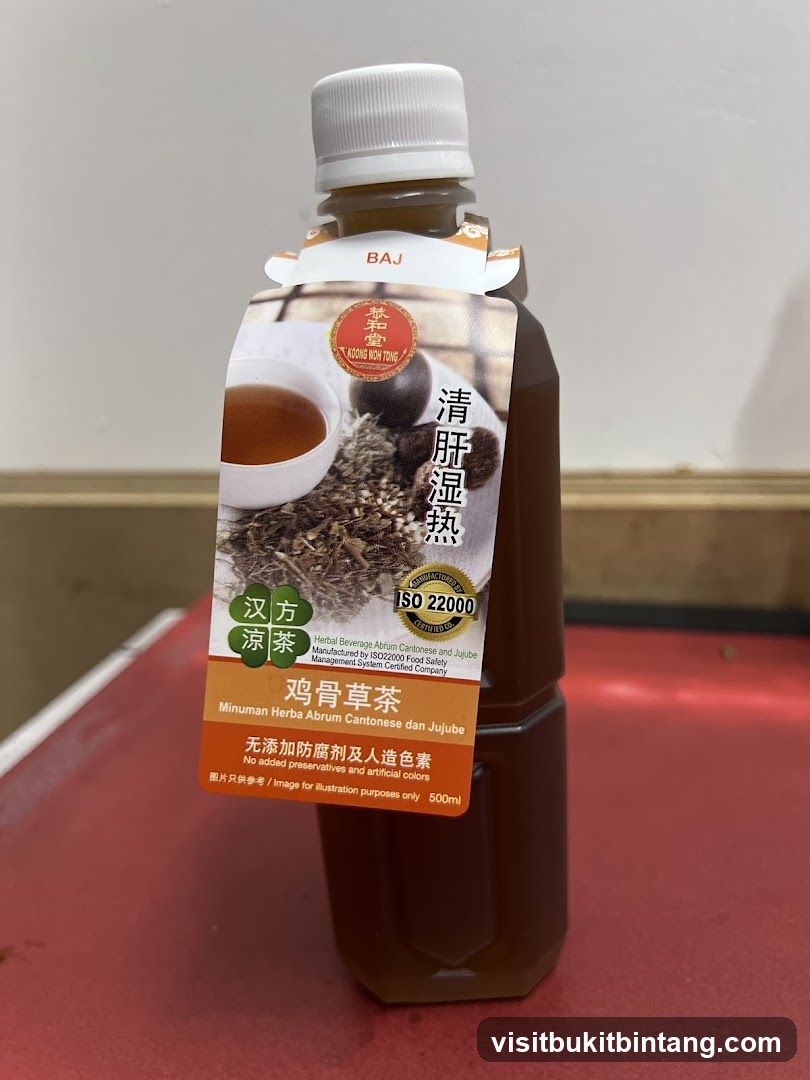 Herbal Beverage Bottle