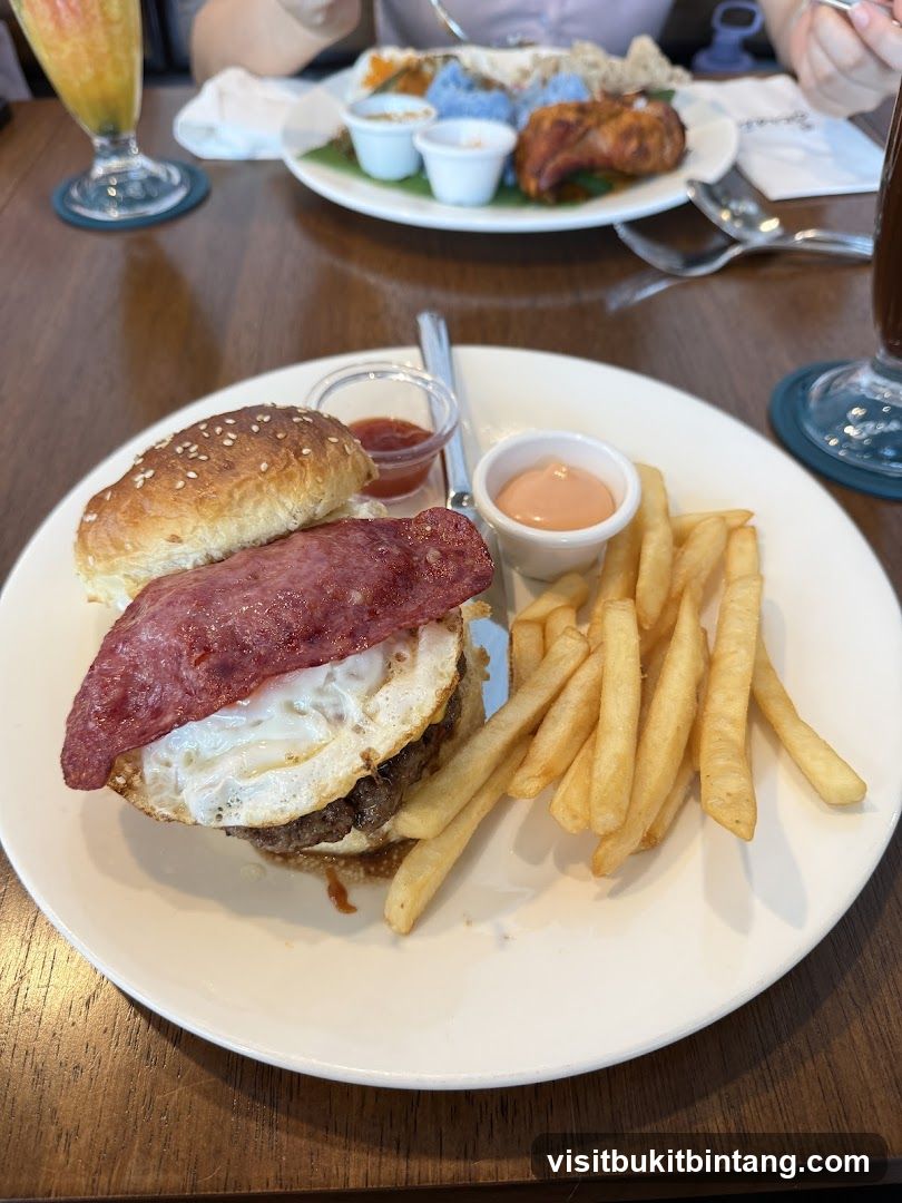 Burger and Fries