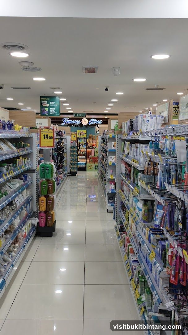 Grocery Store Interior Aisle