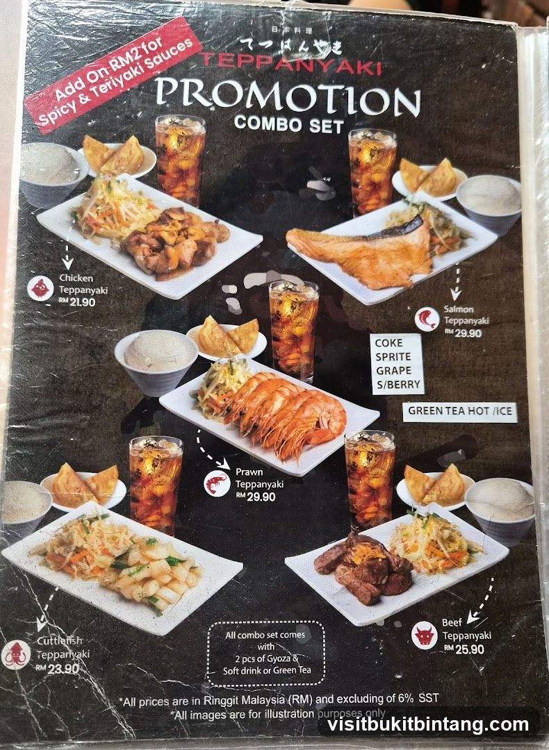 TEPPANYAKI PROMOTION COMBO SET