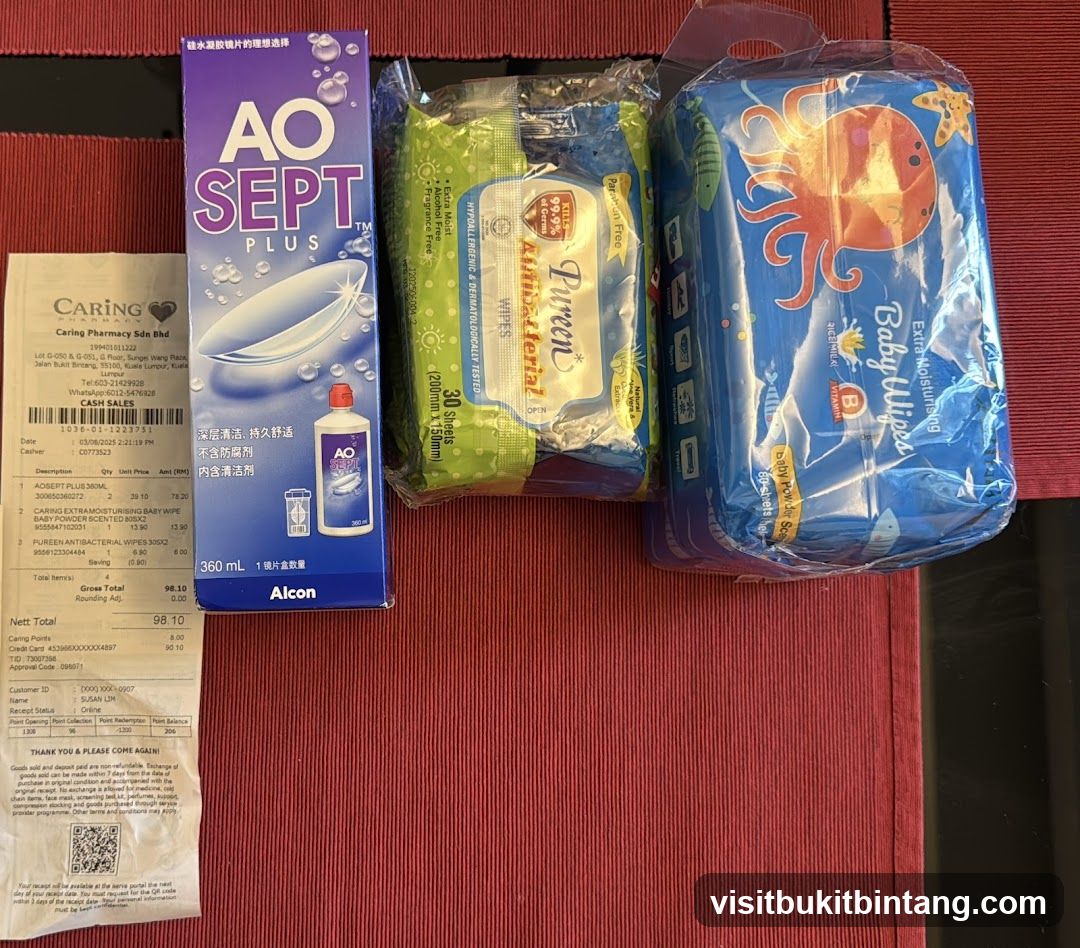 AO Sept Plus and Baby Wipes