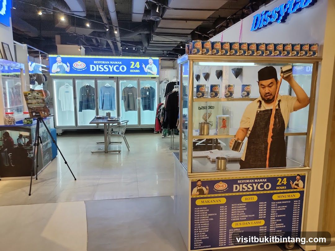 Dissyco Food Cart and Store Interior