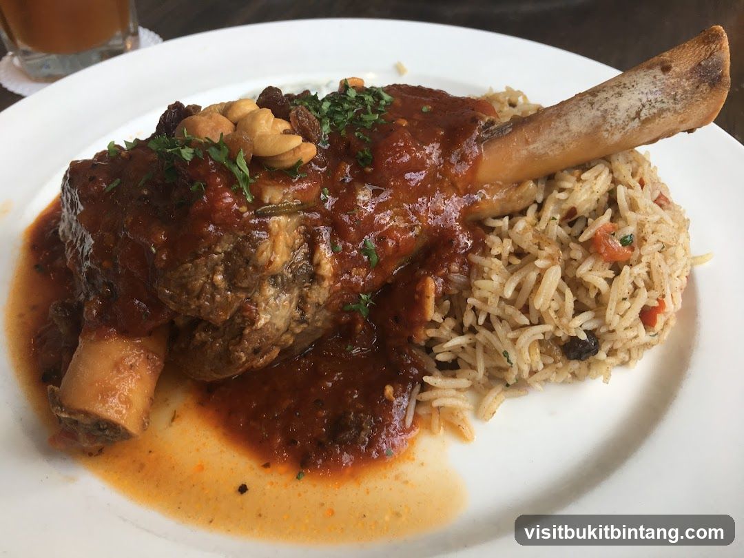 Lamb Shank with Rice