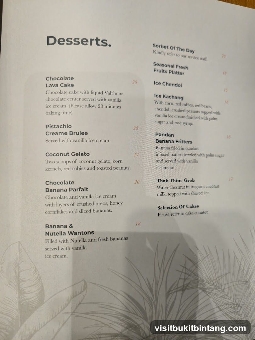 Desserts