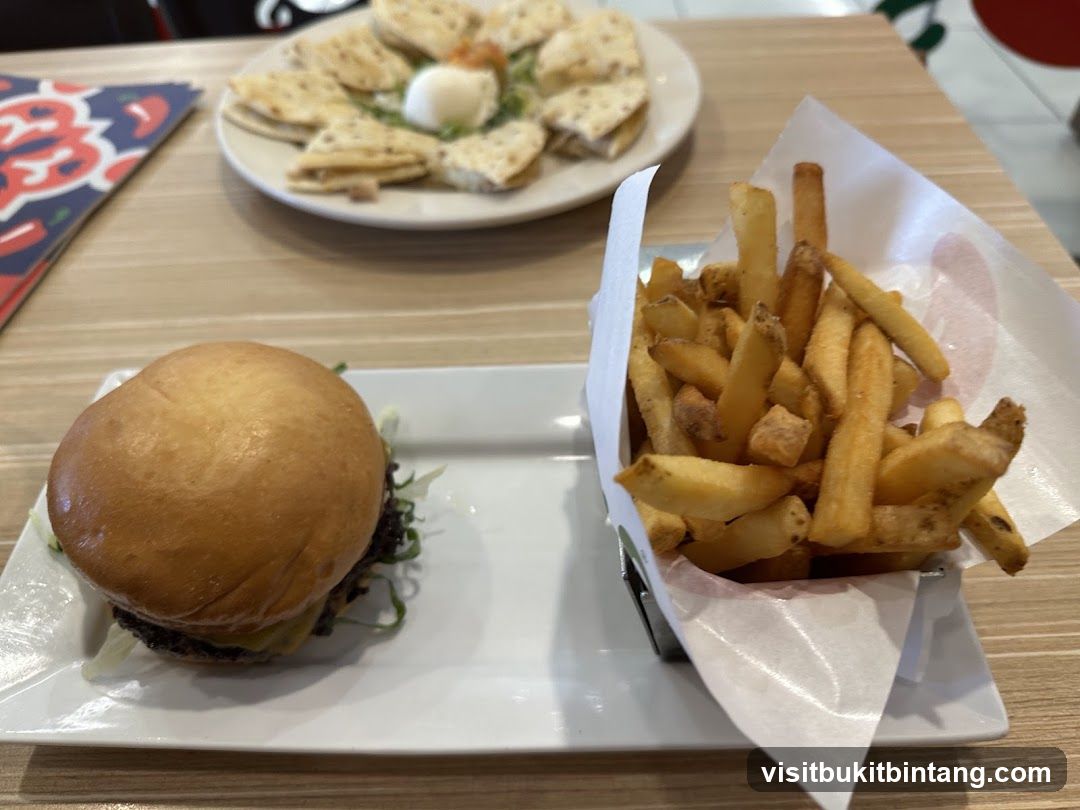 Burger and Fries