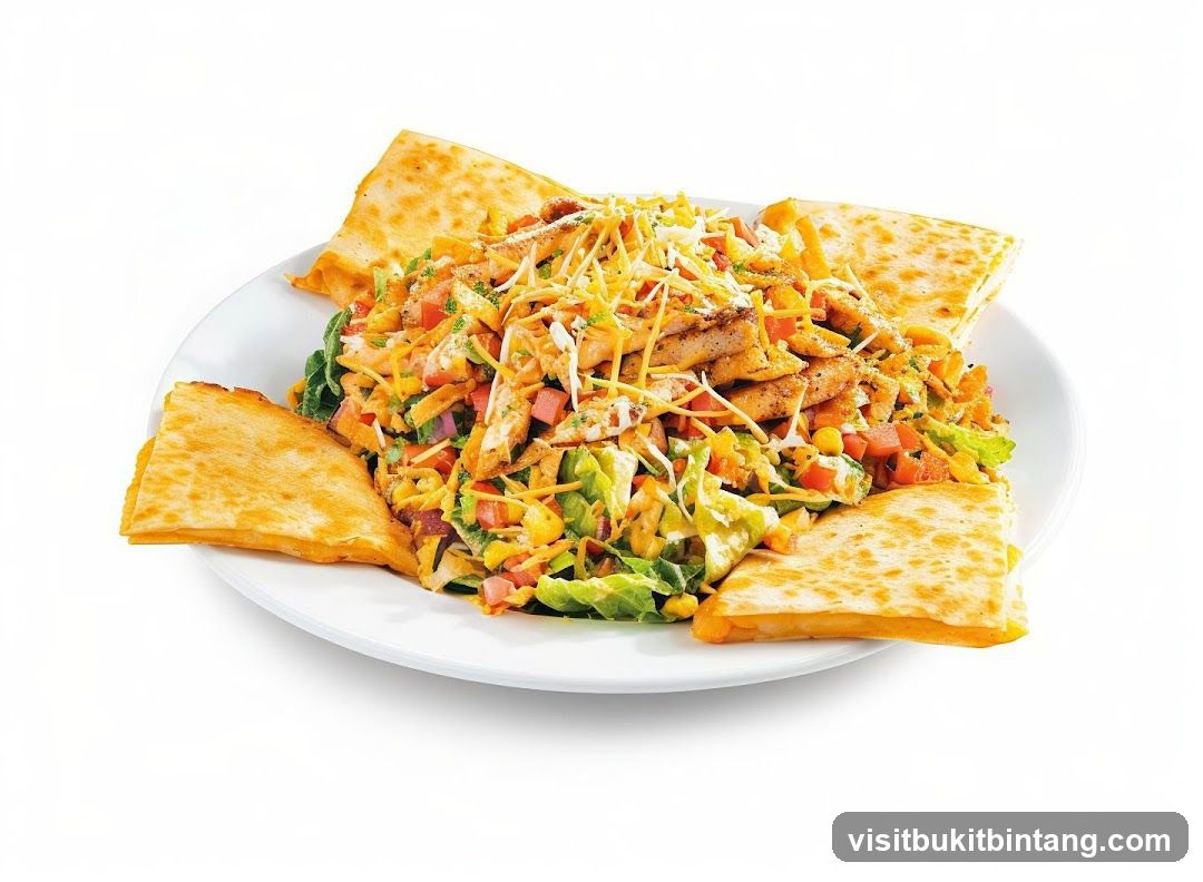 Chicken Quesadilla Salad