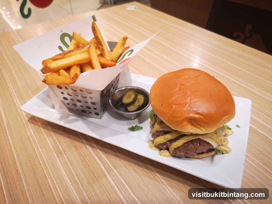 Burger and Fries
