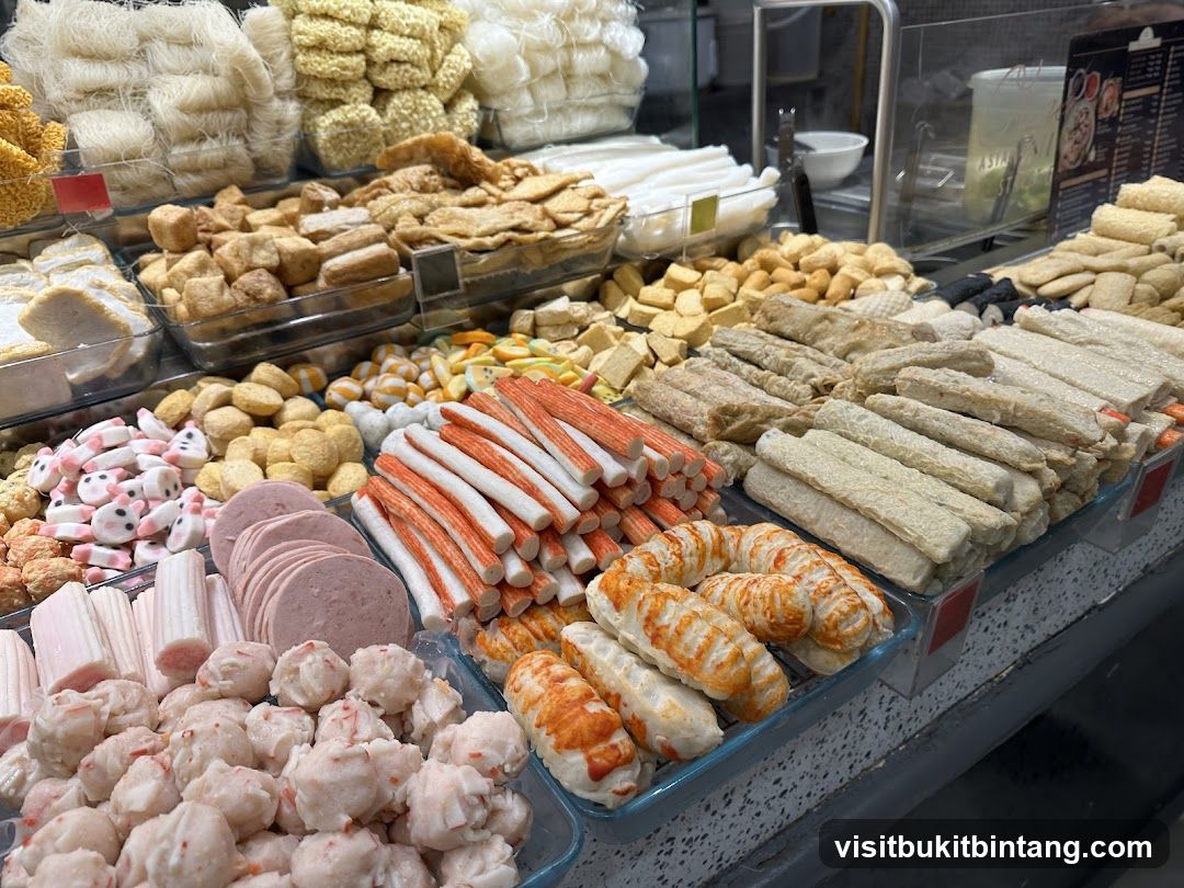 Seafood and Snack Display
