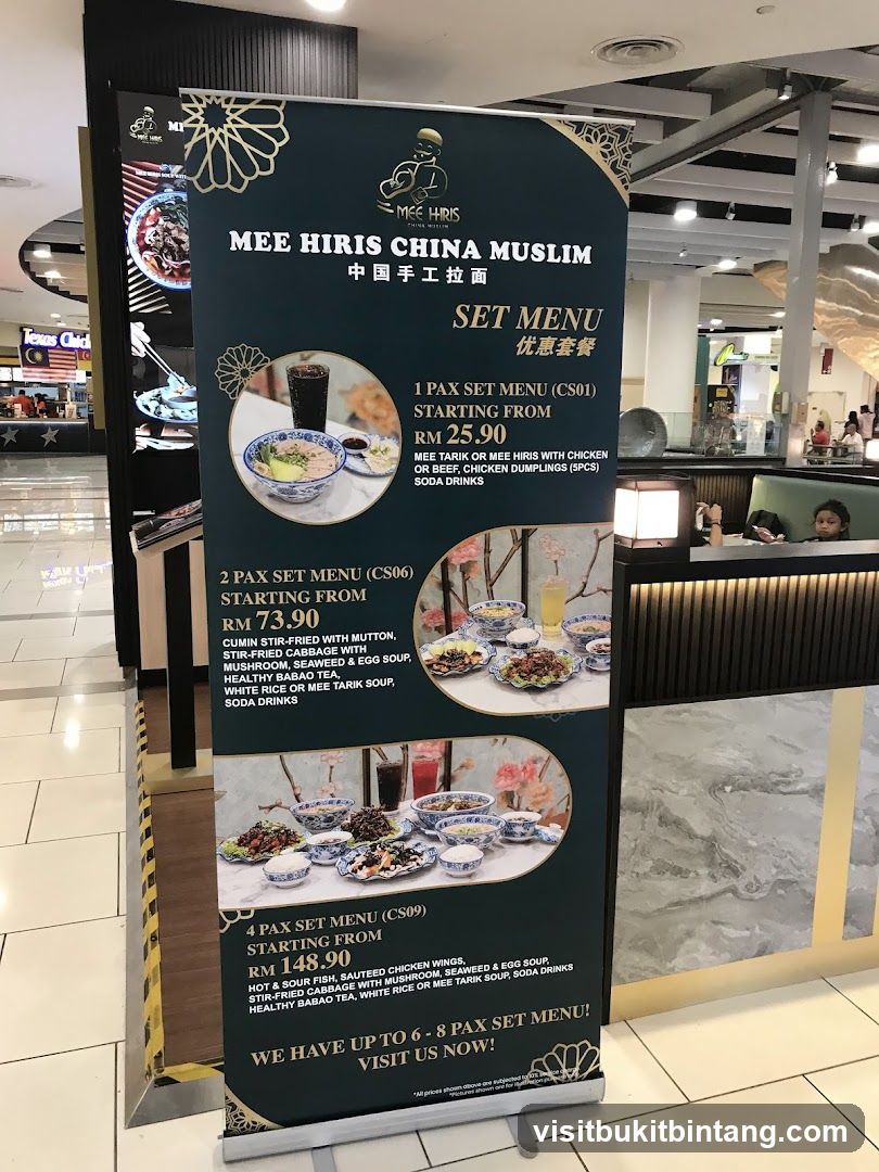 Mee Hiris China Muslim Set Menu