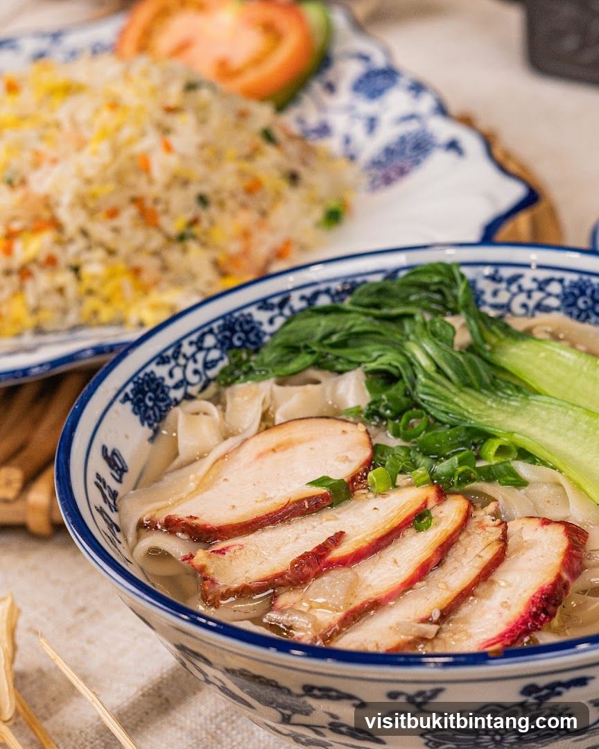 Noodle Soup and Fried Rice