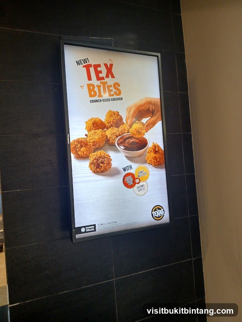 Texas Chicken Tex Bites Advertisement