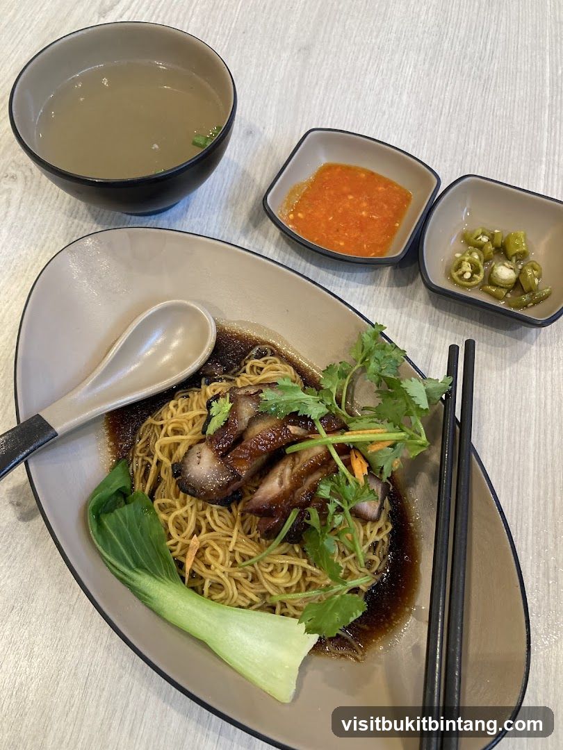 Noodle Dish with Sides