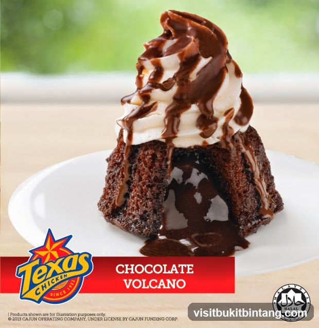 Chocolate Volcano Dessert