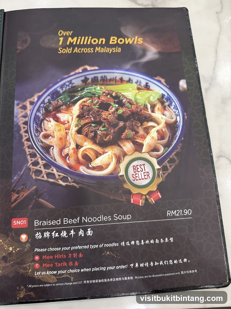 Braised Beef Noodles Soup