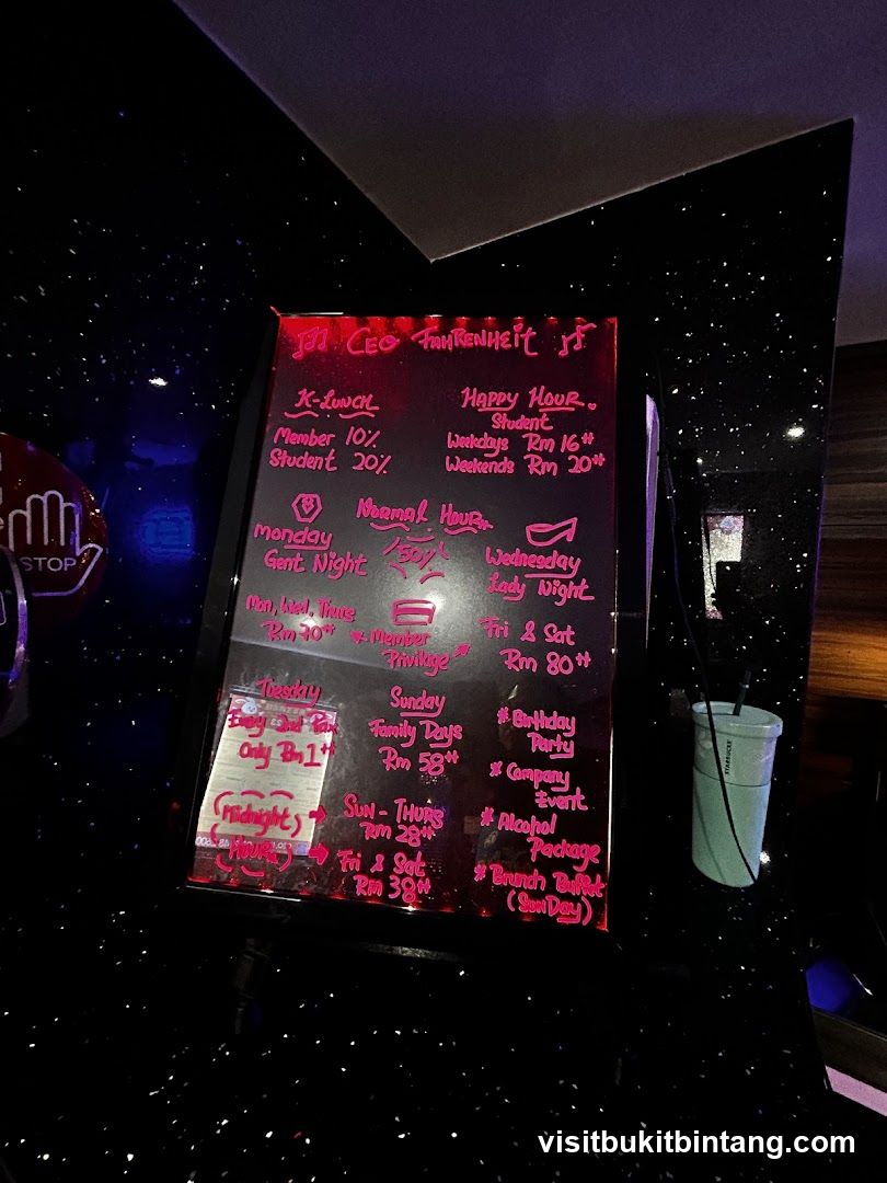 Bar Menu Board