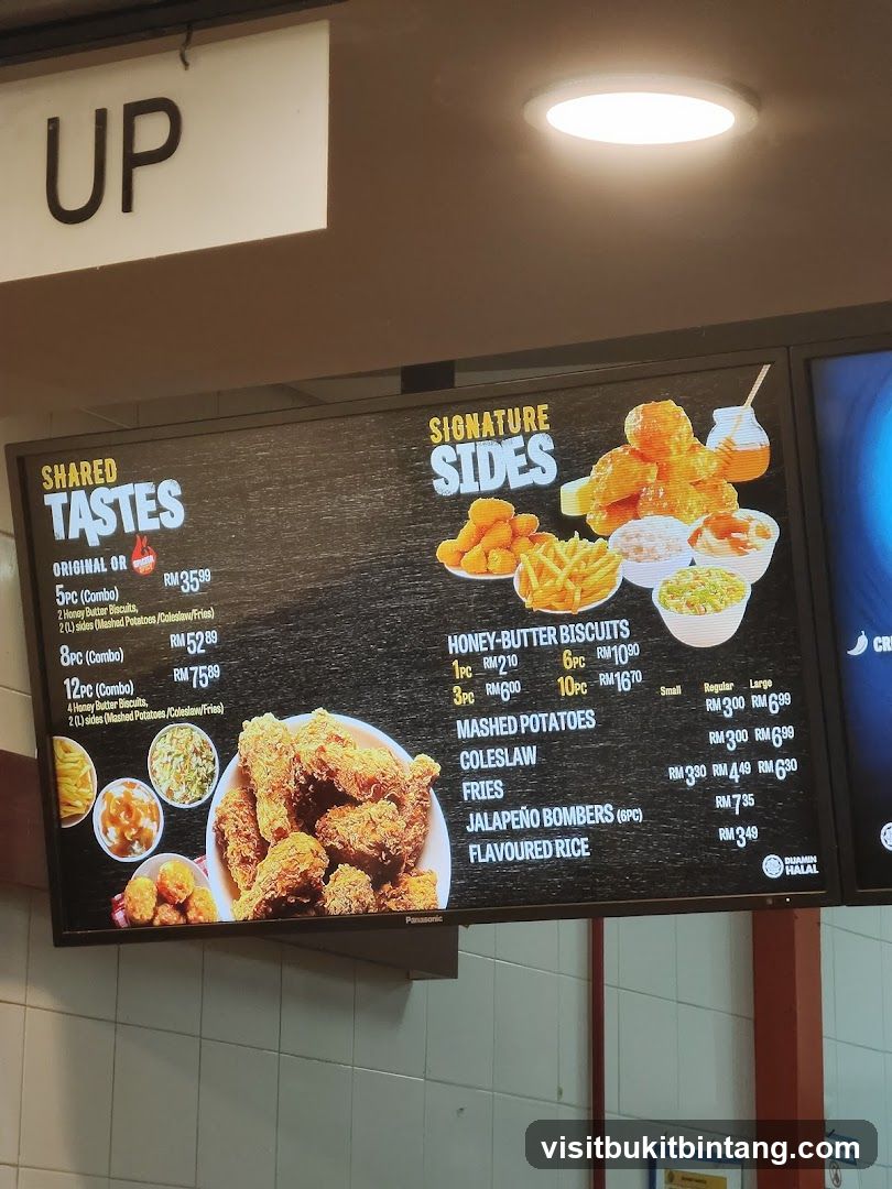 Shared Tastes and Signature Sides Menu