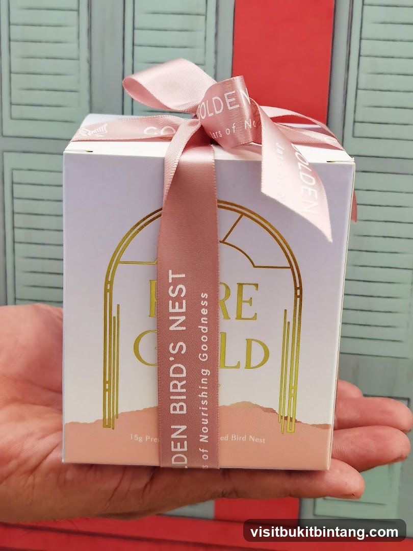 Golden Bird's Nest Product Box