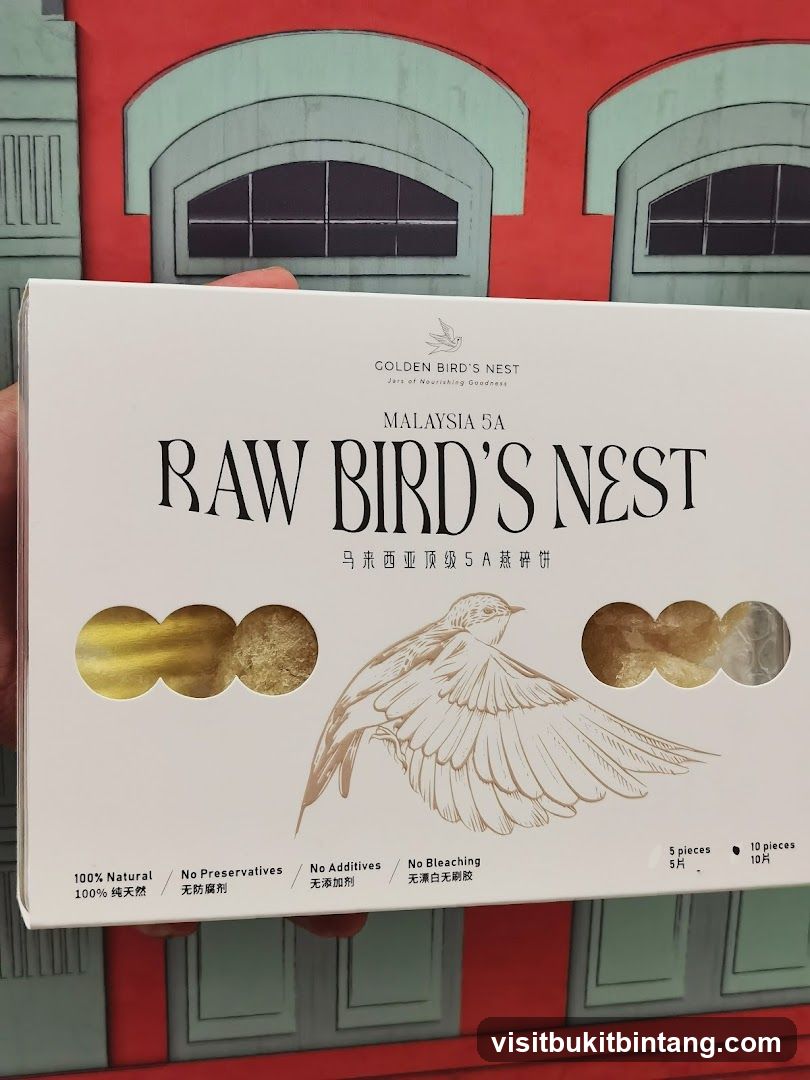 Raw Bird's Nest Product Shot