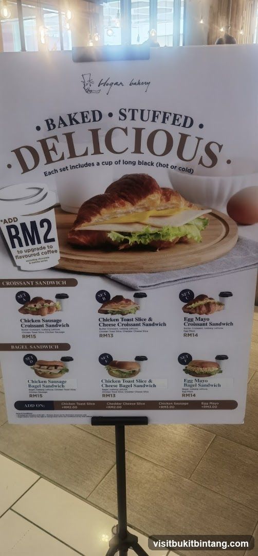Hogan Bakery Menu