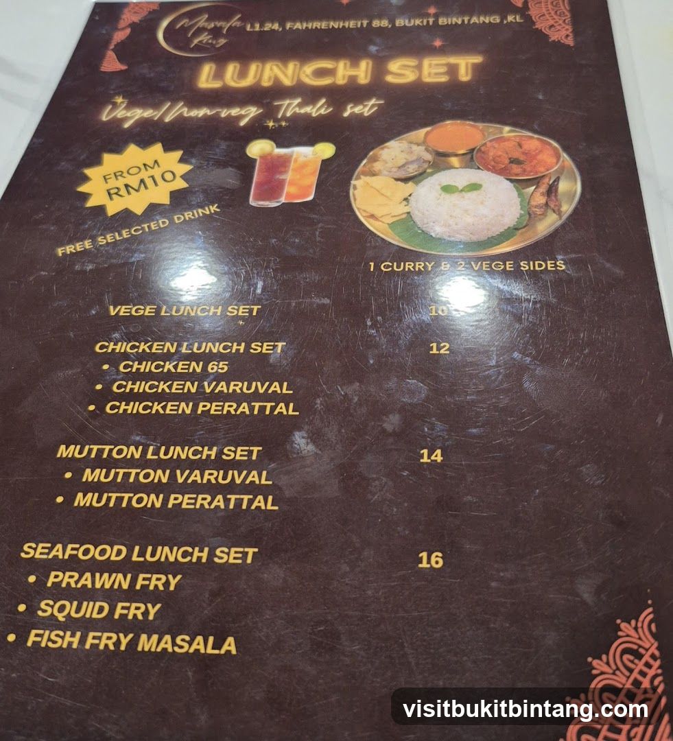 Lunch Set Menu