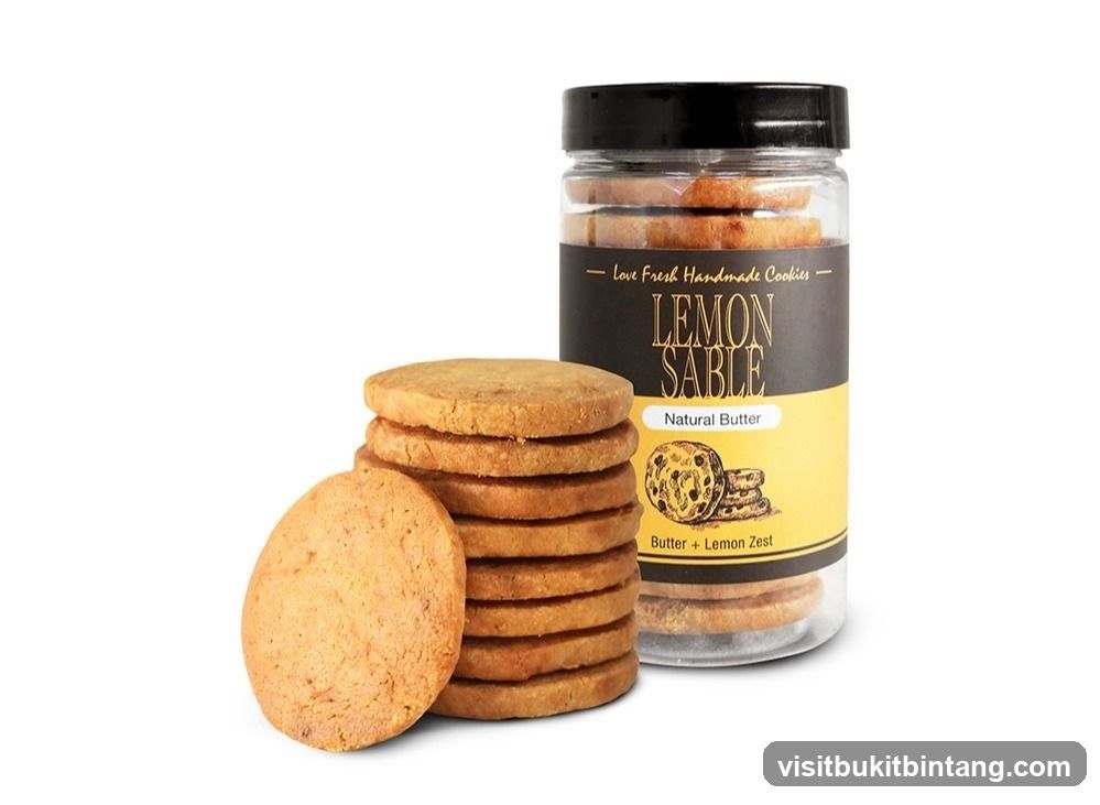 Lemon Sable Cookies